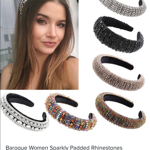 Bossed up blinged out rhinestone headband …Tis the Season main image 14